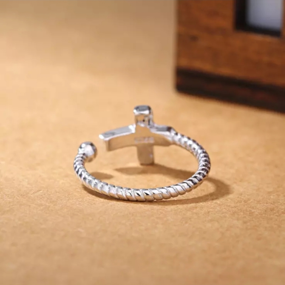Cross Finger Ring - Picture 5 of 5
